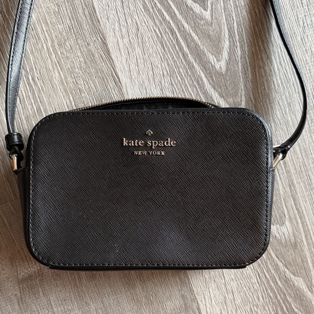 Kate Spade Sleek Black Crossbody Bag